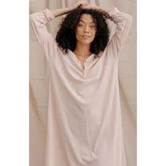 💕THE GREAT💕 The Nightshirt Dress ~ Rose Dust Size 1 Small NWT - Picture 2 of 11